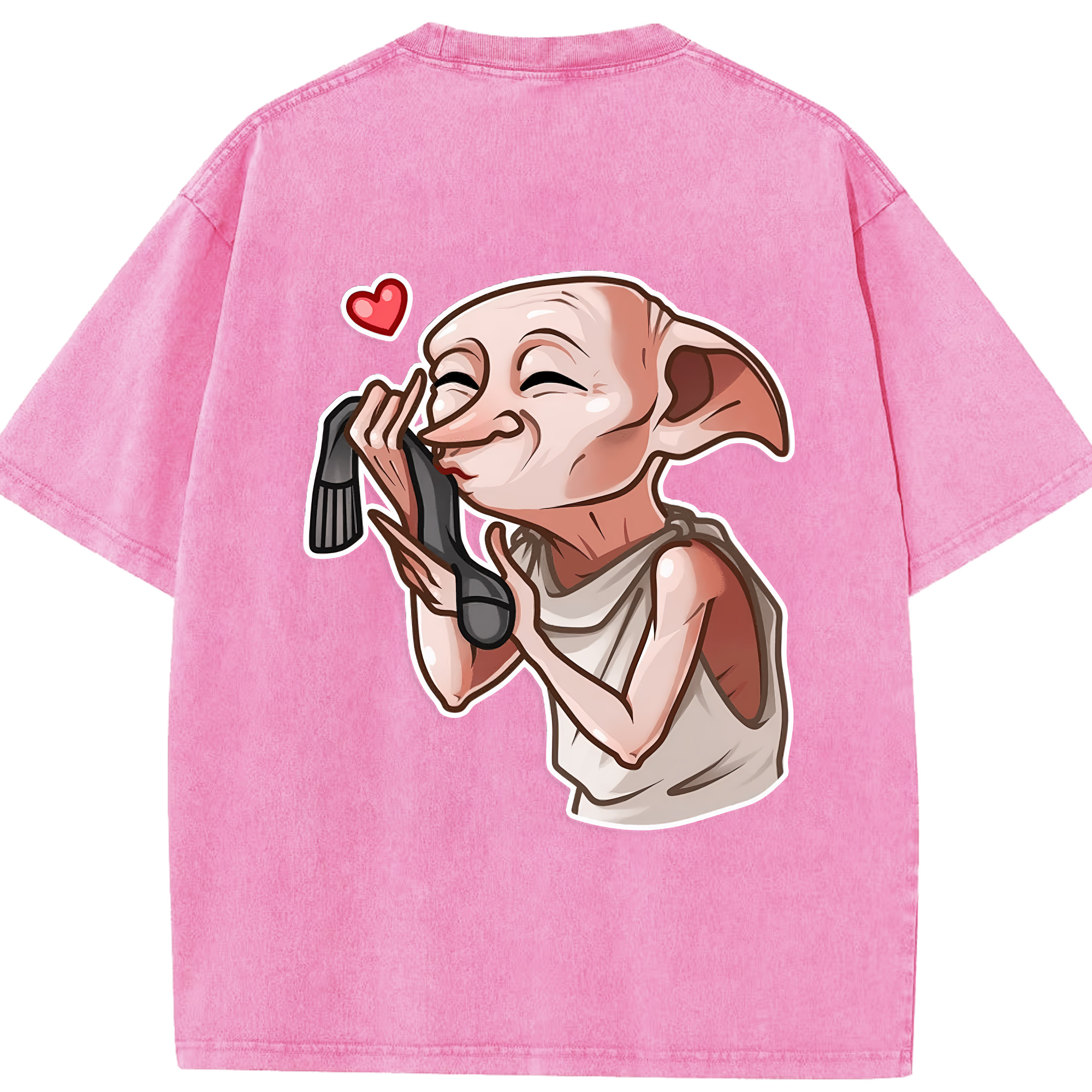 （画像用） Harry Potter ハリー・ポッターシリーズ 綿100% ヴィンテージ風 半袖Tシャツ（背面プリント）